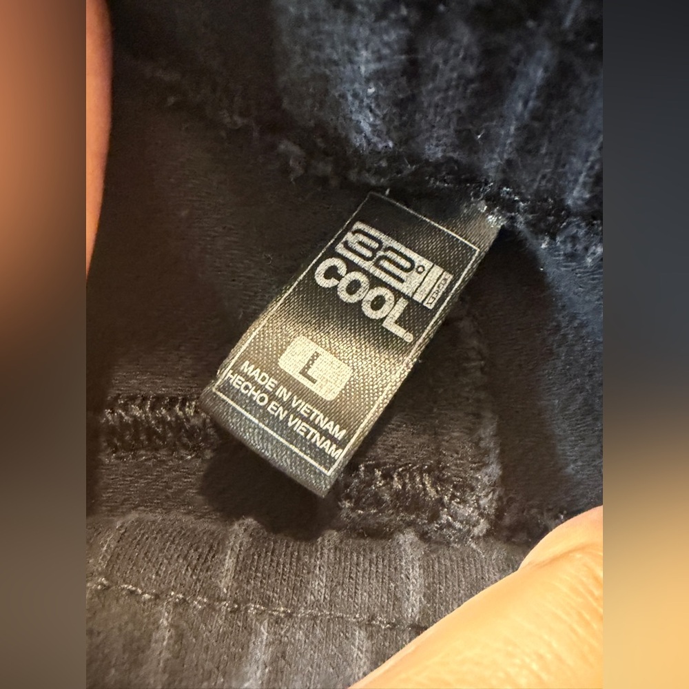 32 Degrees Cool Women's Black Drawstring Twill Jogger Pants - Picture 9 of 12